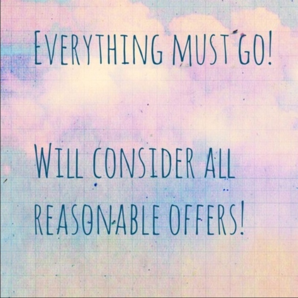 Send me an offer or take advantage of my sale!